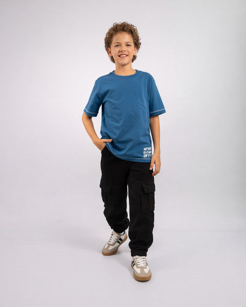 Camiseta Manga Corta Para Niño