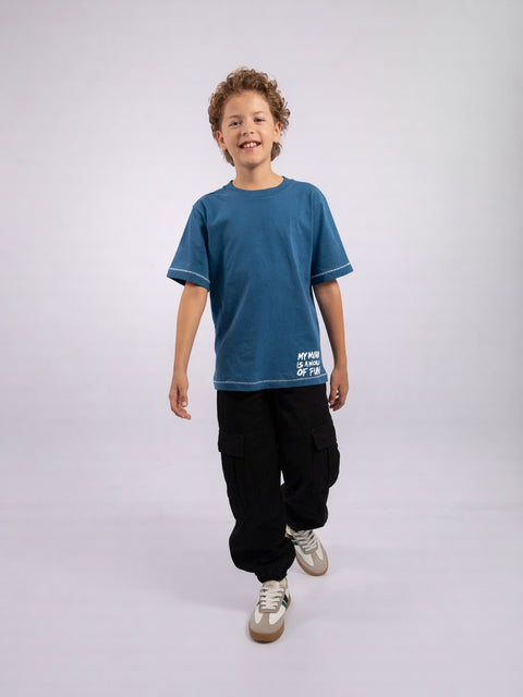 Camiseta Manga Corta Para Niño