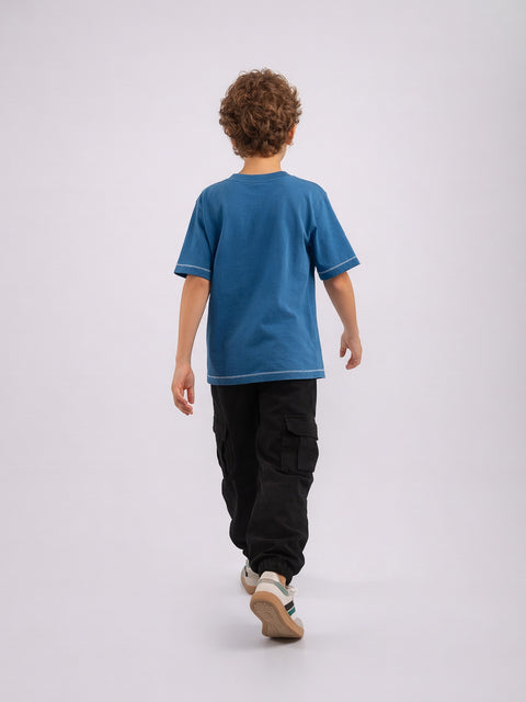 Camiseta Manga Corta Para Niño