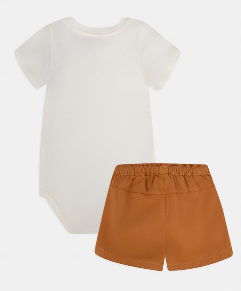 Conjunto Bermuda y Camiseta Manga Corta Para Recién Nacido