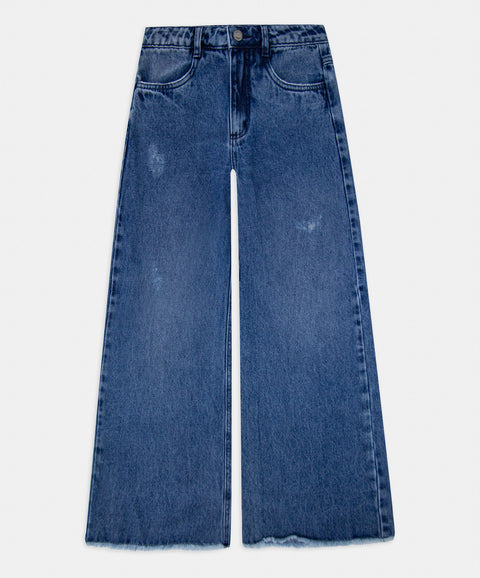 Jean Wide Leg Para Niña