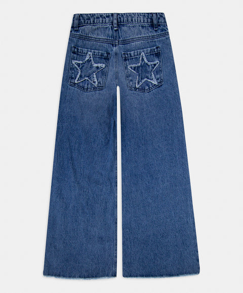 Jean Wide Leg Para Niña