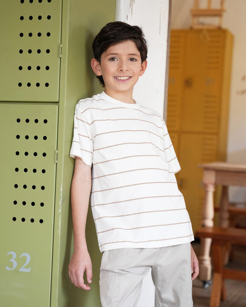 Camiseta Manga Corta Para Niño