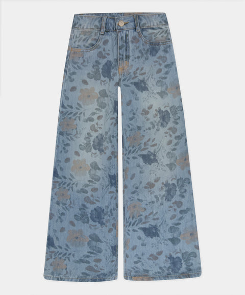 Jean Wide Leg Para Niña