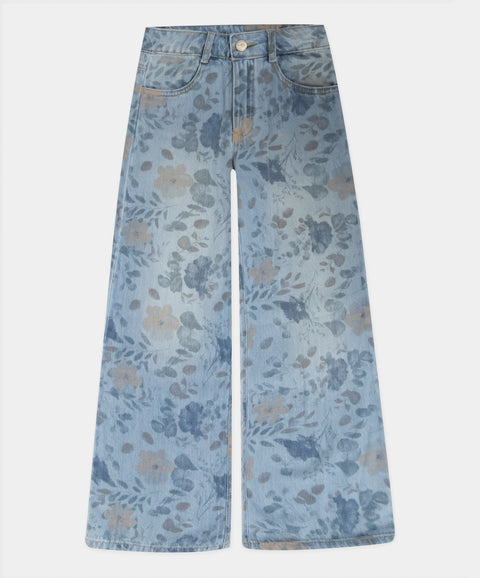 Jean Wide Leg Para Niña