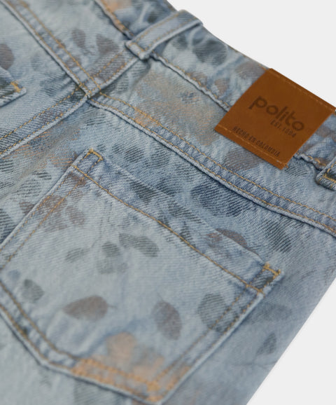Jean Wide Leg Para Niña