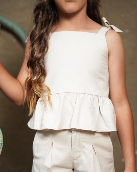 Blusa Tiras Para Niña