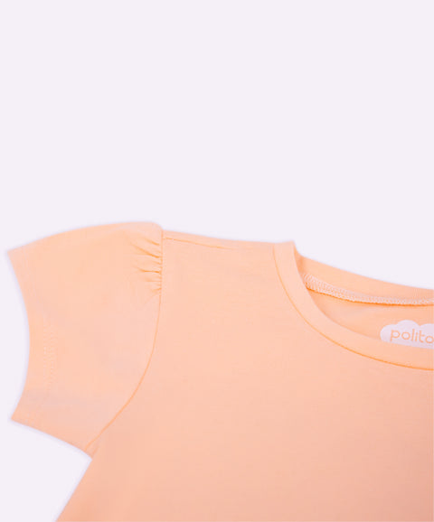 Conjunto Jardinera y Camiseta Para Bebe Niña