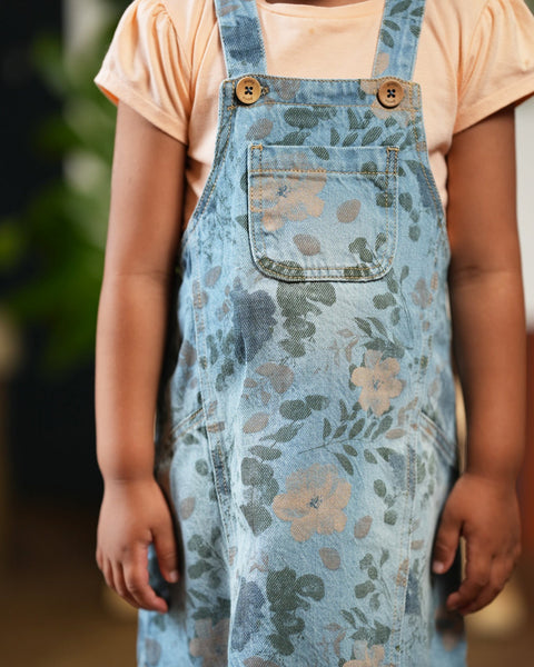 Conjunto Jardinera y Camiseta Para Bebe Niña