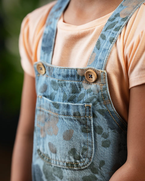 Conjunto Jardinera y Camiseta Para Bebe Niña