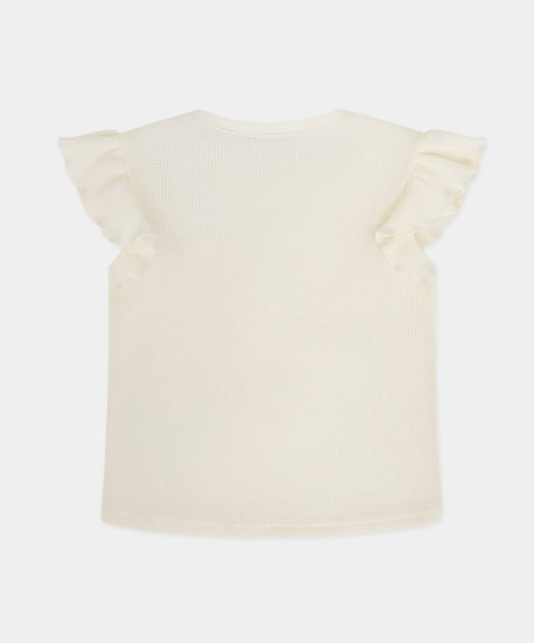 Conjunto Camiseta y Pantalón Wide Leg Para Niña