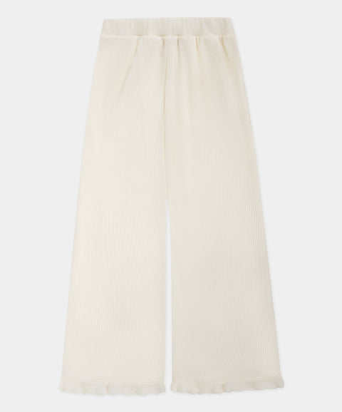 Conjunto Camiseta y Pantalón Wide Leg Para Niña