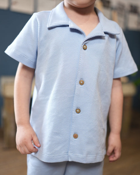 Conjunto Camisa y Bermuda Para Bebé Niño