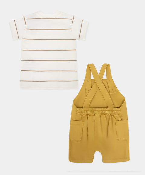 Conjunto Overol y Camiseta Para Bebé Niño