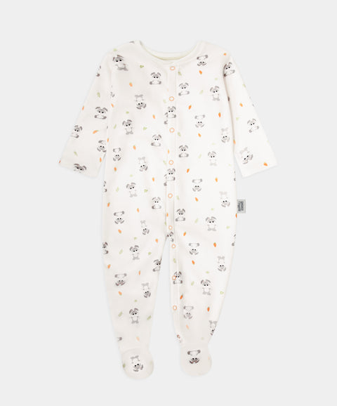 Polito x Arrurrú: Pijama con Piecitos Unisex Para Recién Nacidos