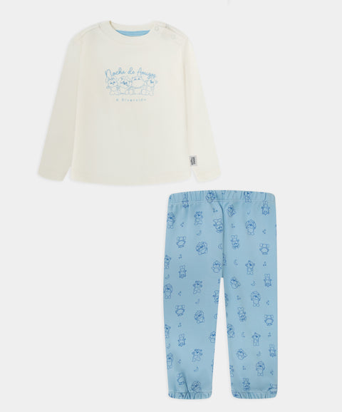 Polito x Arrurrú: Pijama Unisex Para Recién Nacido