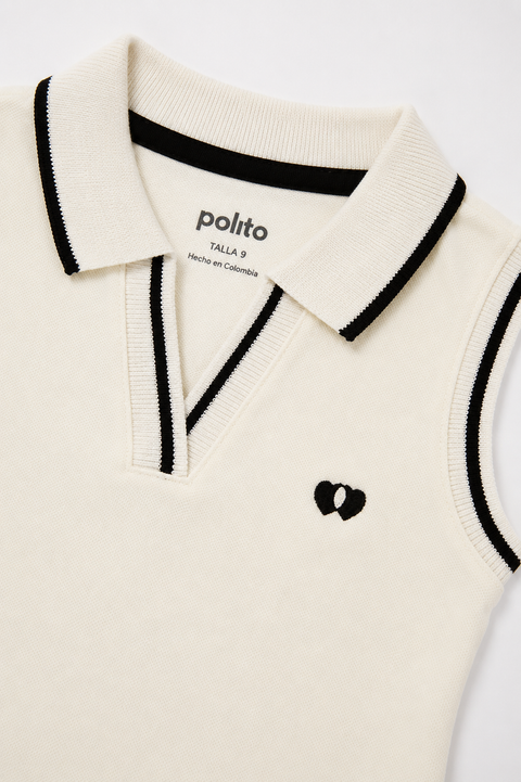 Vestido Polo Para Niña