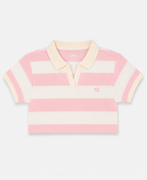 Camiseta Polo Para Niña