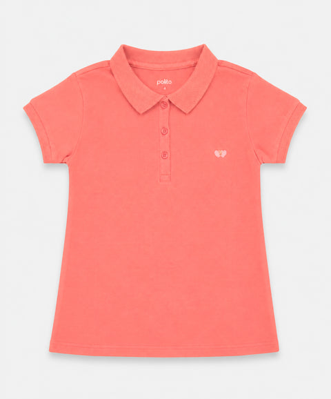 Camiseta Polo Para Niña