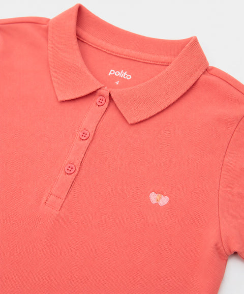 Camiseta Polo Para Niña