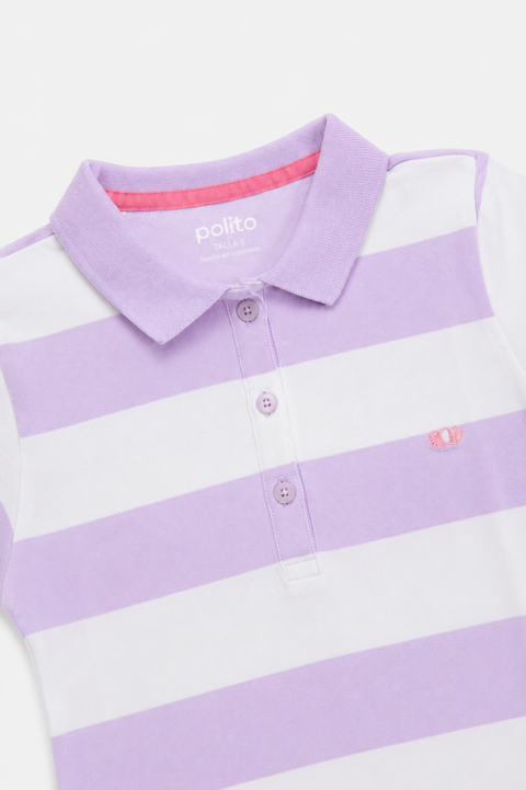Camiseta Polo Para Niña