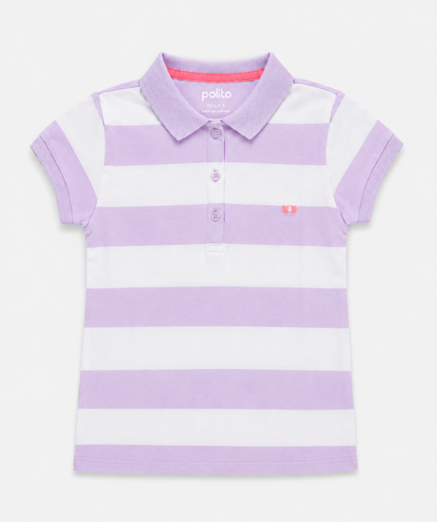 Camiseta Polo Para Niña