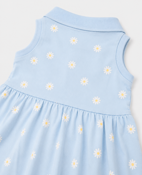 Vestido Polo Manga Sisa Para Bebé Niña
