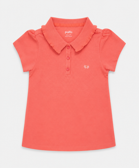 Camiseta Polo Para Bebé Niña