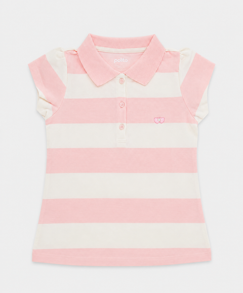 Camiseta Polo Para Bebé Niña