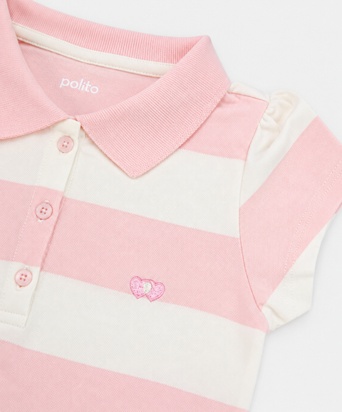 Camiseta Polo Para Bebé Niña
