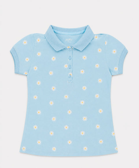 Camiseta Polo Para Bebé Niña