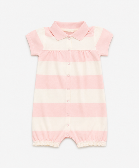 Mameluco Tipo Polo Para Recién Nacida