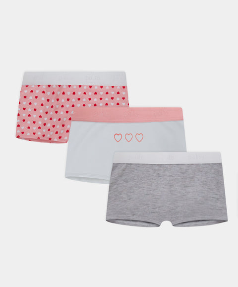 Paquete de Panties x3 Para Niña En Algodón