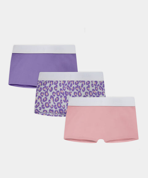 Paquete de Panties x3 Para Niña En Algodón