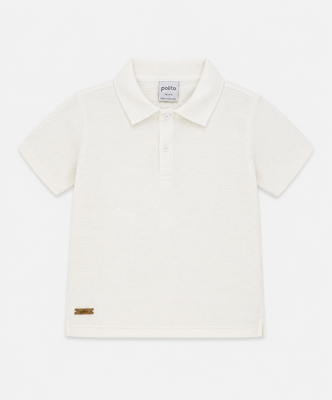 Camiseta Tipo Polo Para Niño