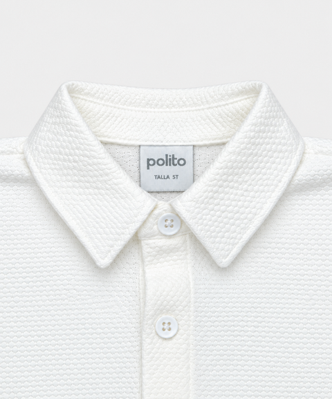 Camiseta Tipo Polo Para Bebé Niño