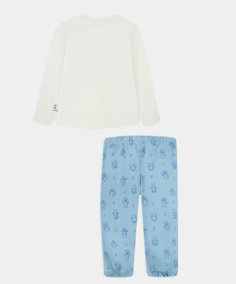 Polito x Arrurrú: Pijama con Piecitos Unisex Para Recién Nacidos