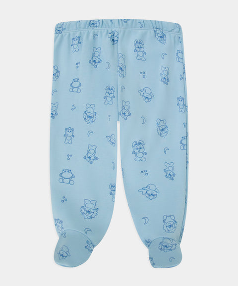 Polito x Arrurrú: Pijama con Piecitos Unisex Para Recién Nacidos