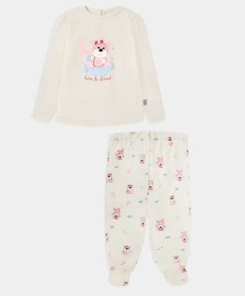 Polito x Arrurrú: Pijama con Piecitos Para Recién Nacida