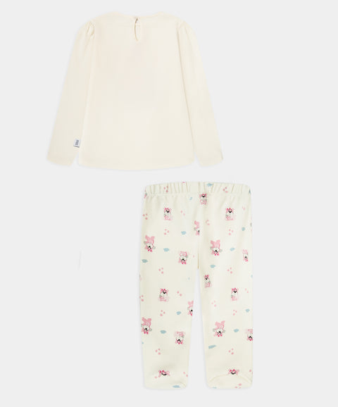 Polito x Arrurrú: Pijama con Piecitos Para Recién Nacida
