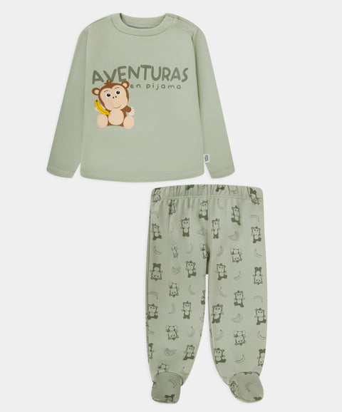 Polito x Arrurrú: Pijama con Piecitos Para Recién Nacido
