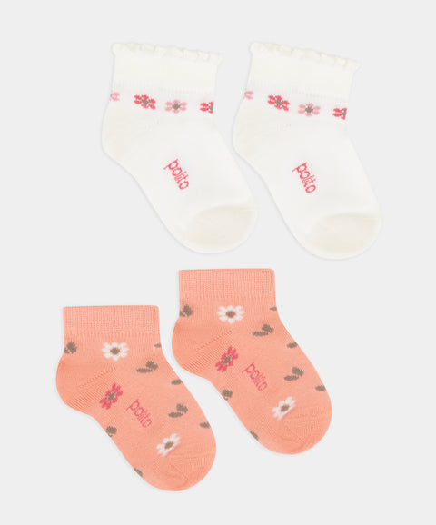 Medias Pack x2 Para Bebé Niña