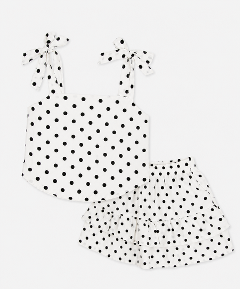Conjunto Falda y Blusa Para Niña