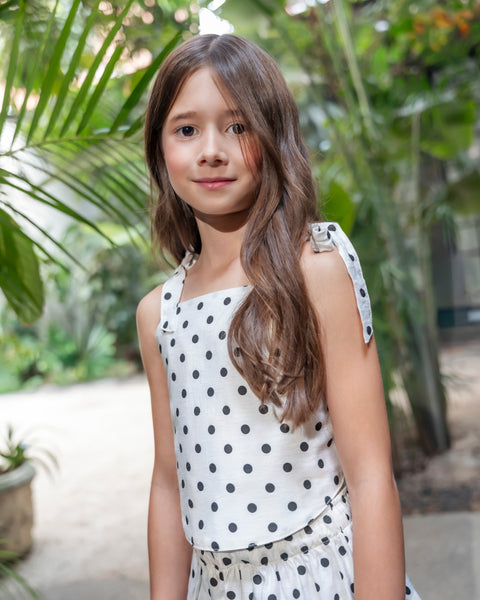 Conjunto Falda y Blusa Para Niña