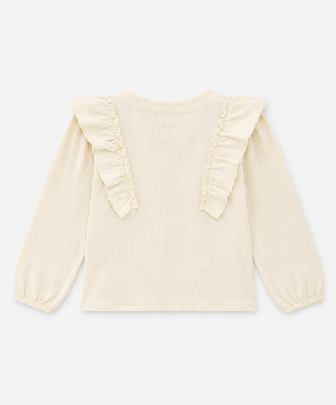 Camisa Manga Larga Para Niña