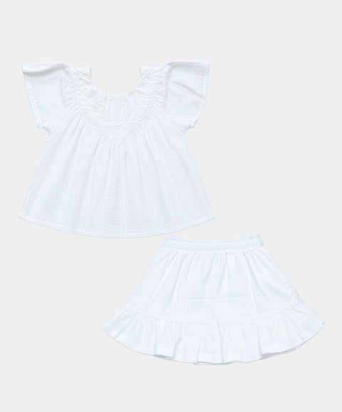 Conjunto Falda y Blusa Para Bebé Niña