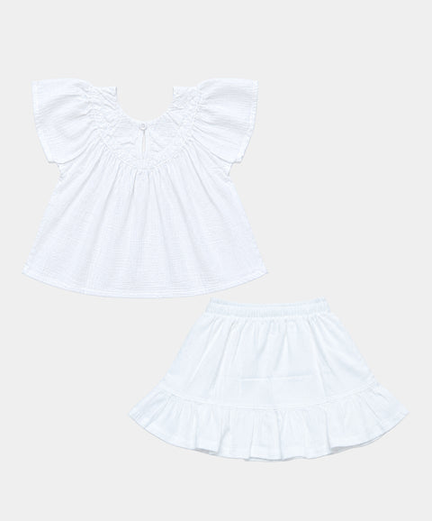Conjunto Falda y Blusa Para Bebé Niña