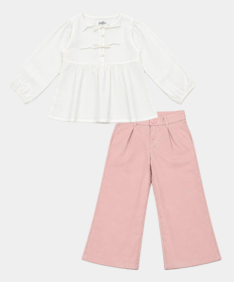 Conjunto Pantalón y Blusa Para Bebé Niña