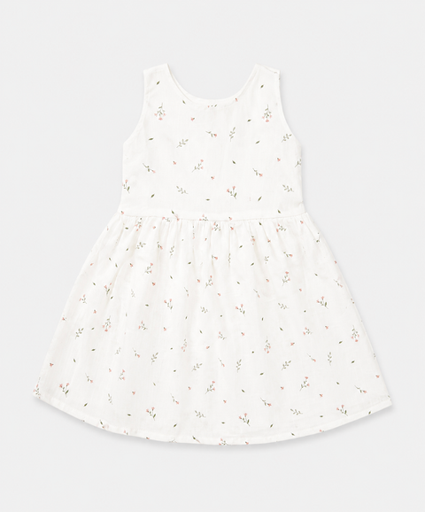 Vestido Manga Sisa Para Bebé Niña