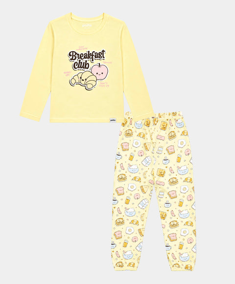 Pijama Camiseta y Pantalón Para Niña